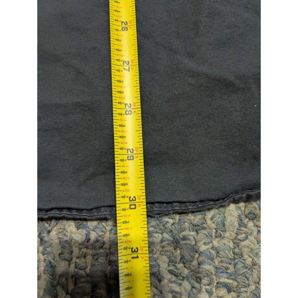 Old Navy Mens Panther Gray Canvas Long Sleeve 2-Pocket Utility Shirt Large L - Picture 5 of 6